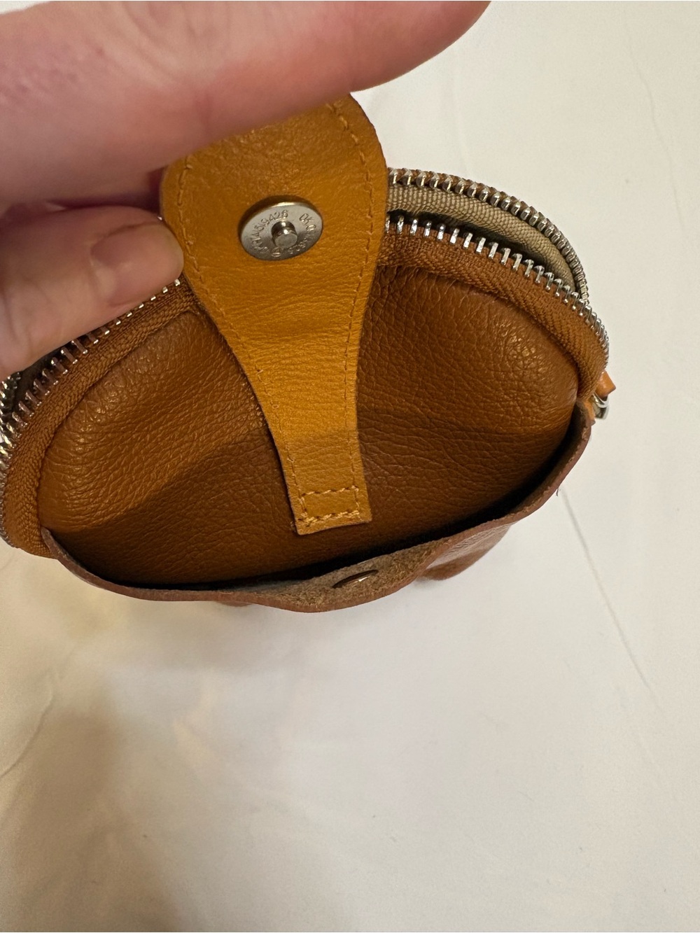 Davina Firenze Pebbled Leather Sachet Purse Crossbody - Picture 7 of 15